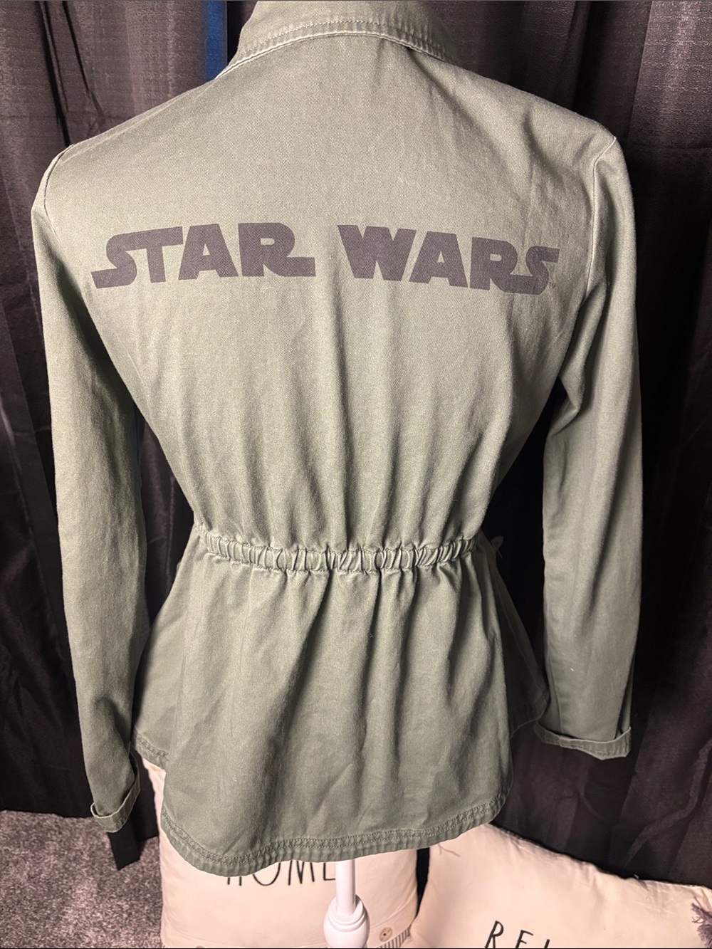 Star Wars Olive Utility Jacket with Patch Accents - Picture 6 of 7